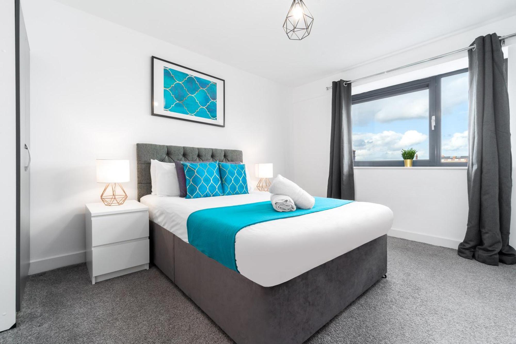 City Centre Apartment - Juliette Balcony - Fast Wifi 19A Birmingham Bagian luar foto